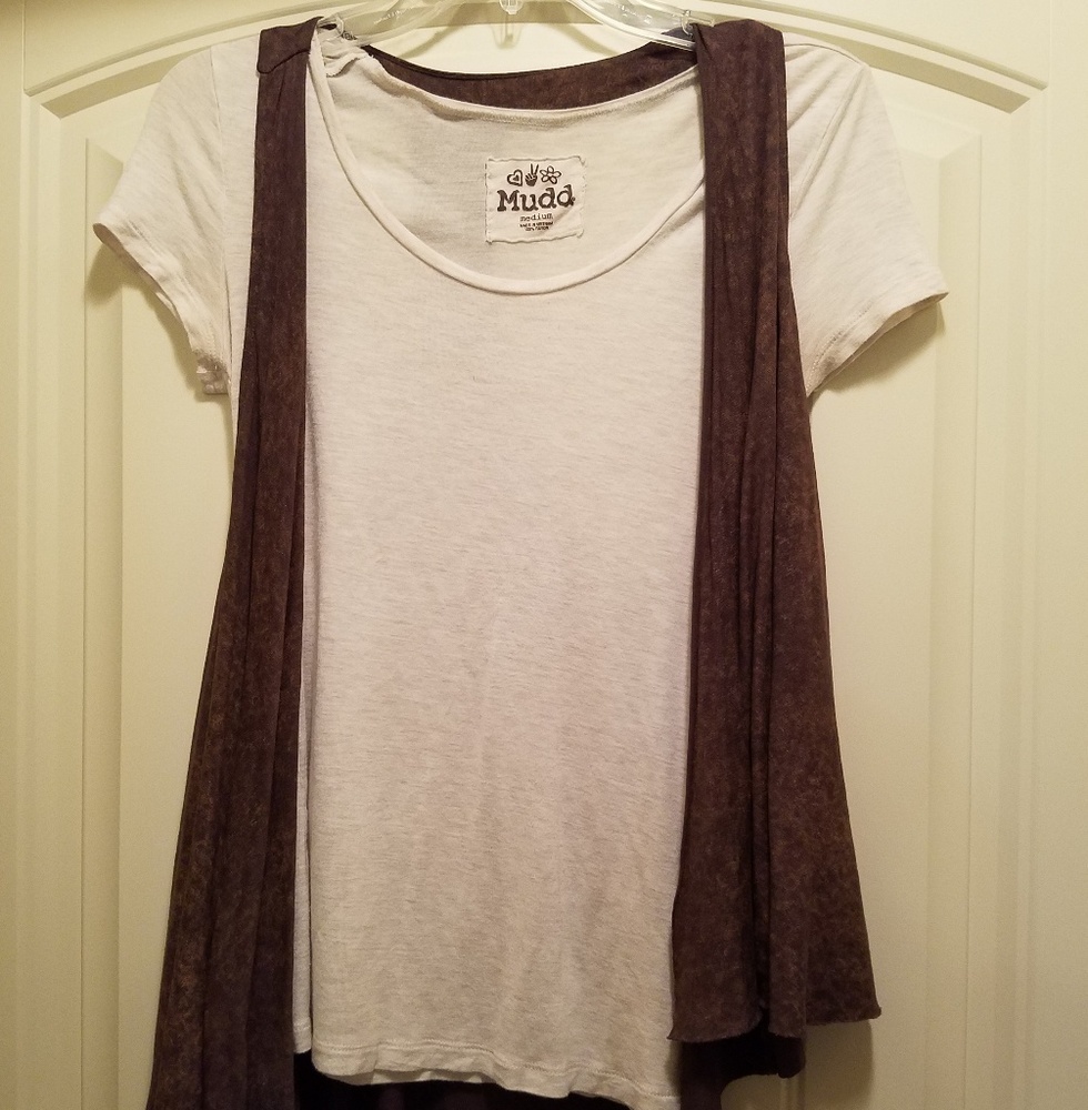 Mudd shirt with vest